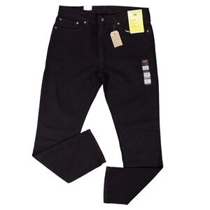 NWT Levis 511 Slim Fit Flex Mens Black Stretch Denim Jeans 36x32 04511-5345